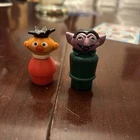 Vintage Fisher Price Little People SESAME STREET Ernie And Count Von Count