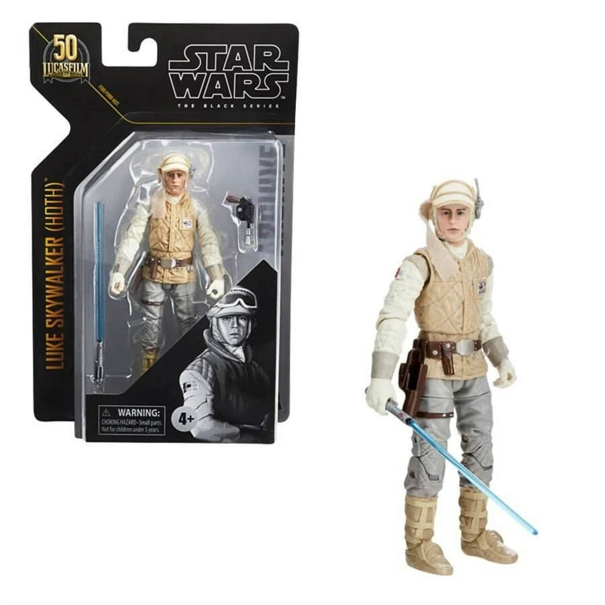 Star Wars The Black Series Archive 50th Anniversary Luke Skywalker Hoth figure