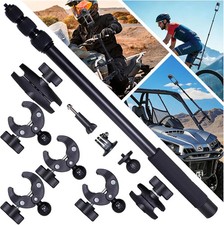 Motorcycle Mount for Insta 360 X4 X5, 59" Concealed Selfie Stick Kit, Bicycle Ha