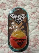 Hacky Sack Original Footbag Let s Hack the Sack 8 Red/Yellow Ball