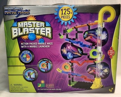 Techno Gears Marble Mania Master Blaster 125+ Pieces Brand New Sealed Set 