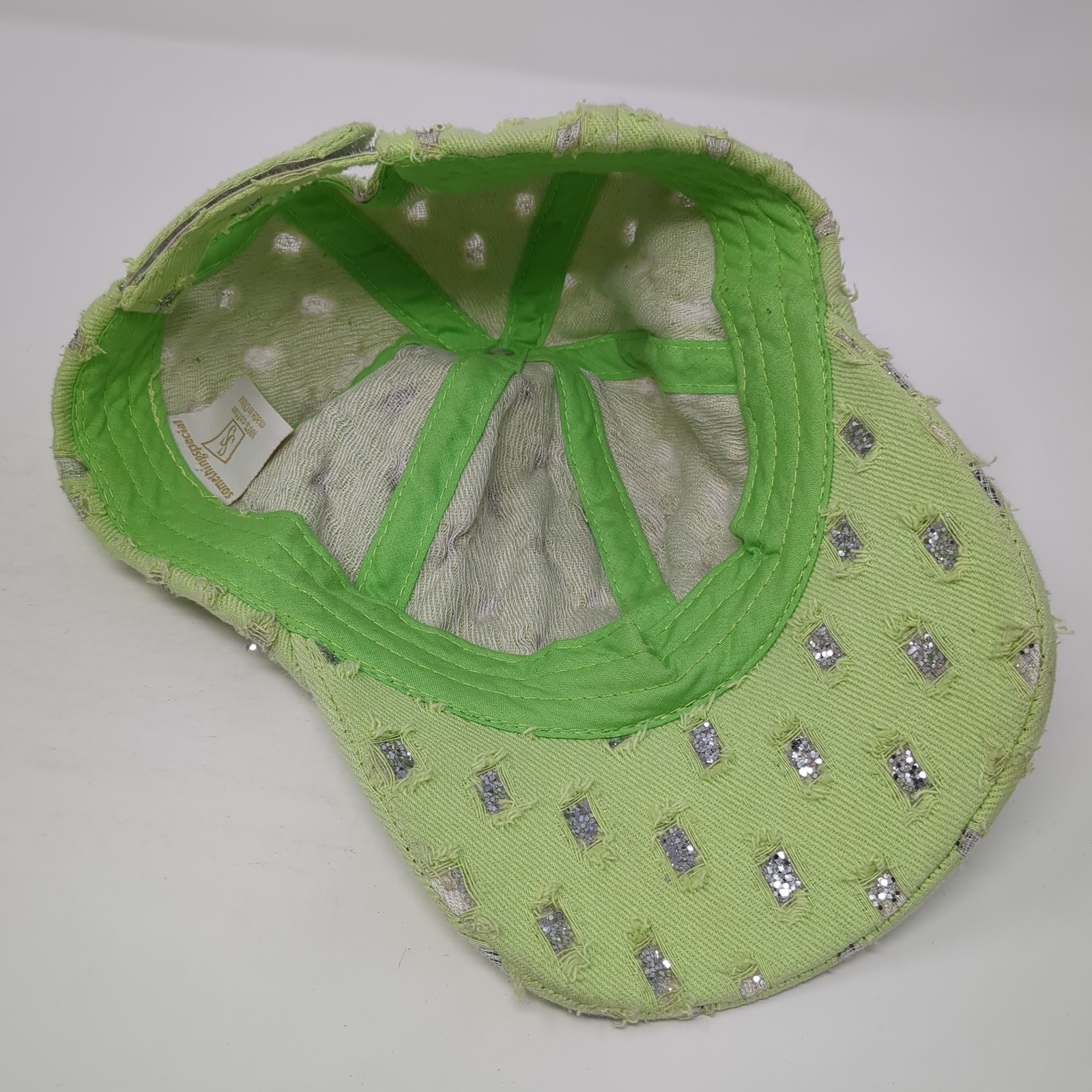Something Special Strapback Hat Green One Size Ad… - image 7