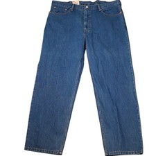 Levi's 550 Jeans Men 40W 30L Blue Relaxed Fit Denim Tapered Leg Cotton NWT