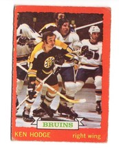 1973-74 O-Pee-Chee Hockey - KEN HODGE #26 BOSTON BRUINS Vintage OPC