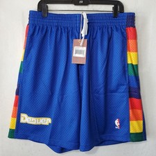 Denver Nuggets Shorts Mens XL NBA Basketball Hardwood Classics Mitchell Ness