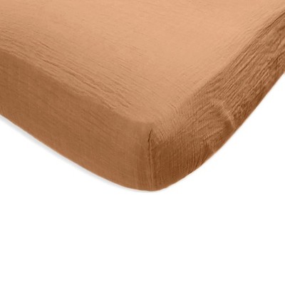 SwaddleDesigns Softest Cotton Muslin Fitted Crib Sheet, Toddler Sheet for Boys &