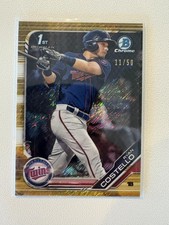 Ryan Costello 2019 Bowman #BCP-101 Chrome Prospects Gold Refractor /50 TY1