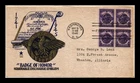 Dr Jim Stamps Fdc Scott 940 Honorable Discharge Emblem Block Cache Craft Staehle