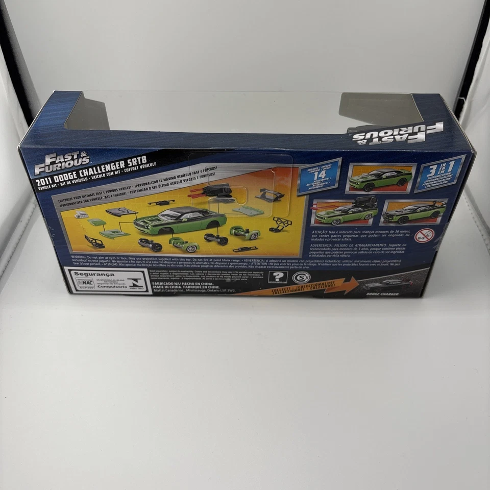 Fast and Furious 2011 Dodge Challenger SRT8 Kit 3 in 1 Mattel FCG50 - Image 2 of 4