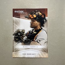 2005 SkyBox Autographics Ivan Rodriguez #21   Detroit Tigers