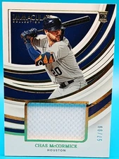 2022 Panini Immaculate CHAS MCCORMICK Remarkable Rookie Jerseys /99 #RRJ-CM RC