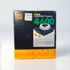 Kodak Carousel 4600 Slide Projector w/ Lens Remote Manual Original Box TESTED