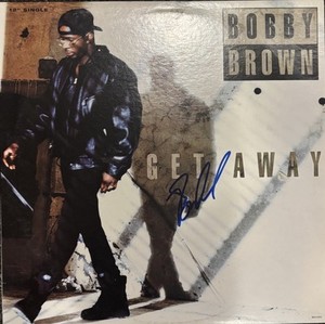 値下げBobby Brown サイン入りパンフレット NJS R&B 値下げBobby Brown