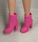 Pink Platform Ankle Boots Shoes for Barbie Or Similar Fashion Dolls High Heels