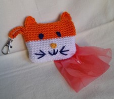 Portasacchetti igienici cane ad uncinetto, ultimo pezzo a prezzo speciale 