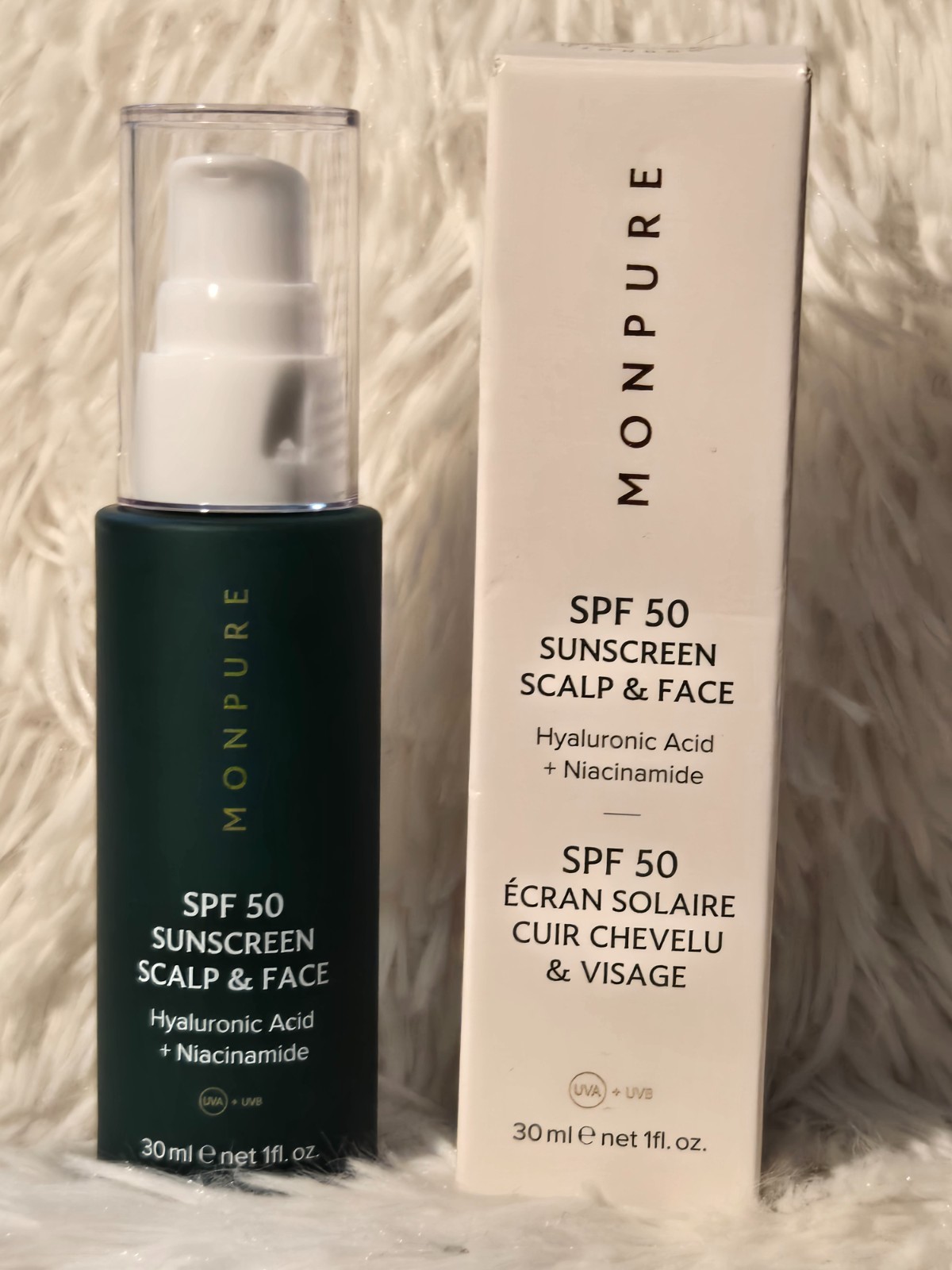 Monpure SPF 50 Sunscreen Scalp & Face 30ml - Image 2