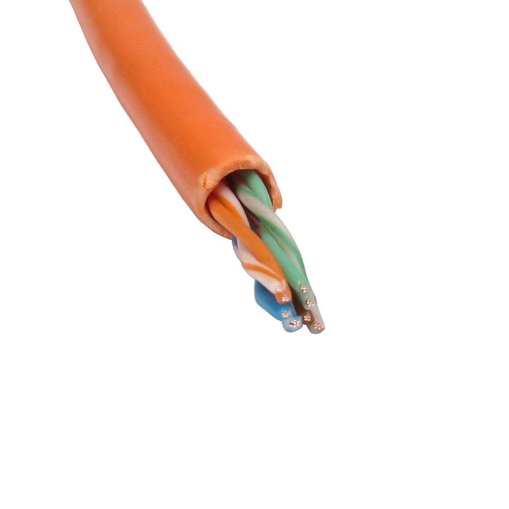 Cables Direct 305m Orange Cat5e UTP Reel - Stranded Core