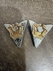Vintage Western Collar Clips Square Dancers  — photo 1