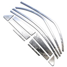12p Luxury Fx Chrome Window Package Wposts Fit For 2009-2013 Toyota Corolla