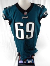 2021 Philadelphia Eagles Landon Dickerson #69 Game Used Green Jersey Davious