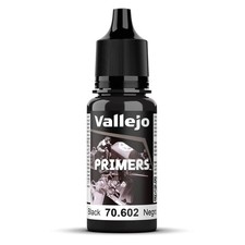 Black Acrylic Primer 18ml  Matte Finish, Fast Drying for Airbrushing Models
