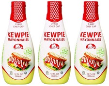 Kewpie Mayonnaise 12oz Pack of 3 Extra Creamy Japanese Squeeze Bottle