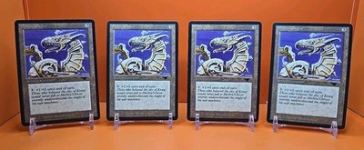     (4) 1994 MAGIC THE GATHERING DRAGON ENGINE ANTIQUITIES LP/MP    