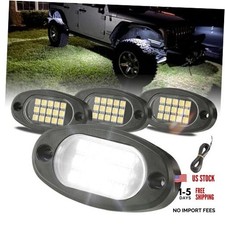 White Rock Lights 6000K Pure White UnderGlow Light with Extension 4 Pods