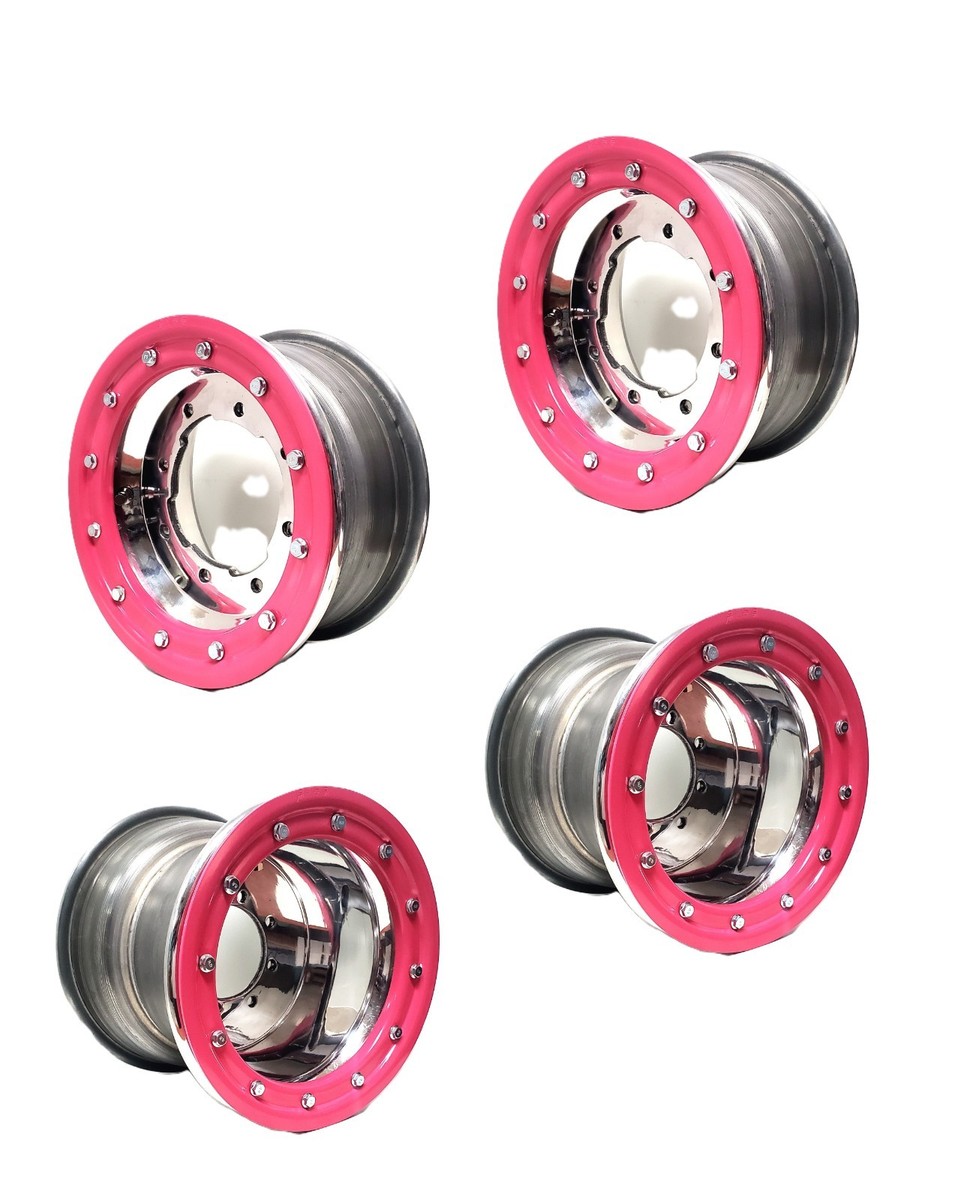 TRX 450 400EX Front Rear Wheels Beadlock 10x5 8x8 Alba Racing PK