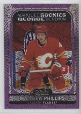 2021-22 O-Pee-Chee Platinum Marquee Rookies Violet Pixels Matthew Phillips 1d0j