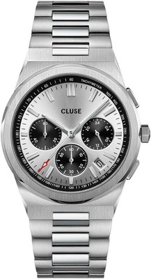 [CLUSE] Uhr Vigoureux Chrono CW20807 Herren Silber