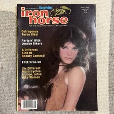 Easyriders Iron Horse magazine August 1982 bikers motorcycle harley chopper vtg