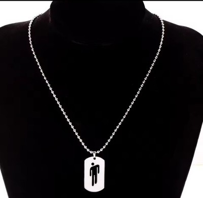 Billie Eilish Blohsh Dog Tag Necklace -Stainless Steel Jewelry