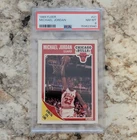 Fleer 1989-90 Michael Jordan #21 Chicago Bulls PSA 8 Graded Card