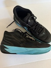 Puma MB.02 US 13 Men's Black/Blue Phenom Basketball LaMelo Ball
