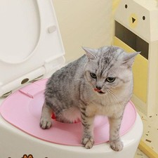 Reusable Cat Toilet Training Kit Plastic Pet Litter Trainer Cleaning Tool