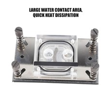 AM4 CPU Cooling Block with Stainless Steel Holder
