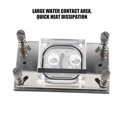 AM4 CPU Cooling Block with Stainless Steel Holder