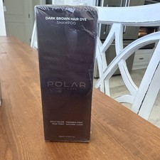 Polar Hair Care Dark Brown Hair Dye Shampoo 6.76 Fl Oz New