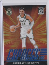 2024-25 Optic Giannis Antetokounmpo Express Lane Blue Prizm #/175 Bucks SP
