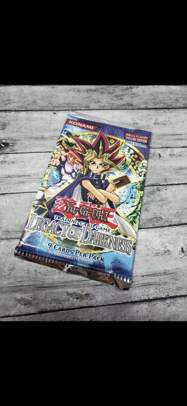 Lot Of 3: Yugioh TCG! SEALED Legacy of Darkness Booster Pack 1st Edition 