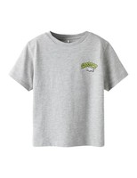 Jungen T-Shirt Name It Nmmkieran Ss Nreg, Grau Melange, 116 Cm, Kinderbekleidung