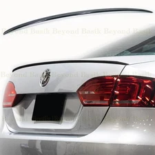 2011 2012 13 14 15 16 2017 2018 VW Jetta GLOSS BLACK Factory Style Spoiler Wing