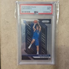 Panini 2018 Prizm Luka Doncic #280 PSA 9 Rookie Dallas Mavs. lakers
