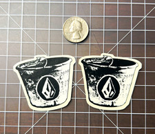 Volcom Stone Graphic Skateboard Sticker Decals Lot of 2