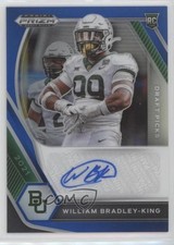 2021 Panini Prizm Draft Picks Blue 10/149 William Bradley-King #DPA-WBK Auto b1g