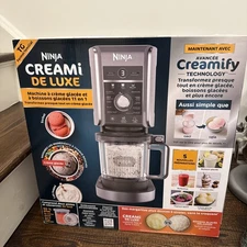 Ninja - CREAMi Deluxe 11-in-1 Ice Cream and Frozen Treat Maker - Silver NEW