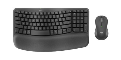 Logitech - Wave Keys MK670 Ergonomic Wireless Keyboard