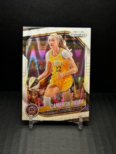 2025 Panini Prizm WNBA #87 Cameron Brink White Seismic Prizms