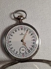 Antique Silver  24 Hours Omega Pocket Watch